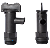 Tap For Plastic Cube Drum 34  Black