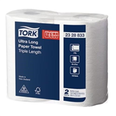 Tork Kitchen Roll Towel Triple Length 156 Sheets 2Pk 2328833 