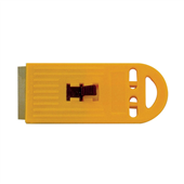 Yellow Plastic Scraper